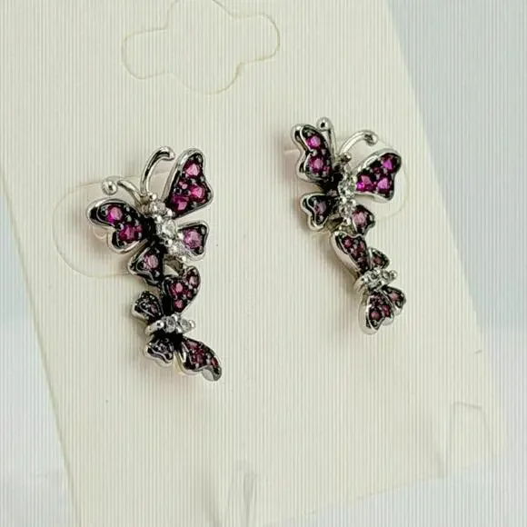 Bomb Party Sparkle of Hope RBP5173 "With Brave Wings, She Flies" Butterfly RETRO - Picture 2 of 2